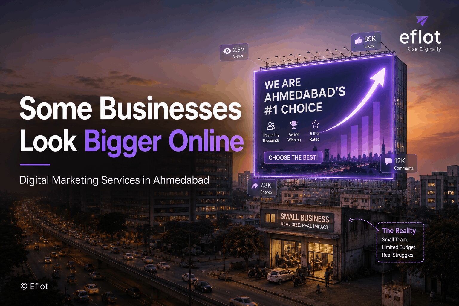 Digital Marketing Services in Ahmedabad: Why Many Businesses Look Bigger Online Than They Really Are