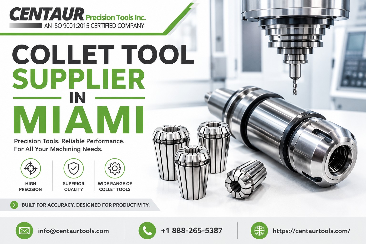 Finding a Reliable Collet Tool Supplier Miami for CNC Machines