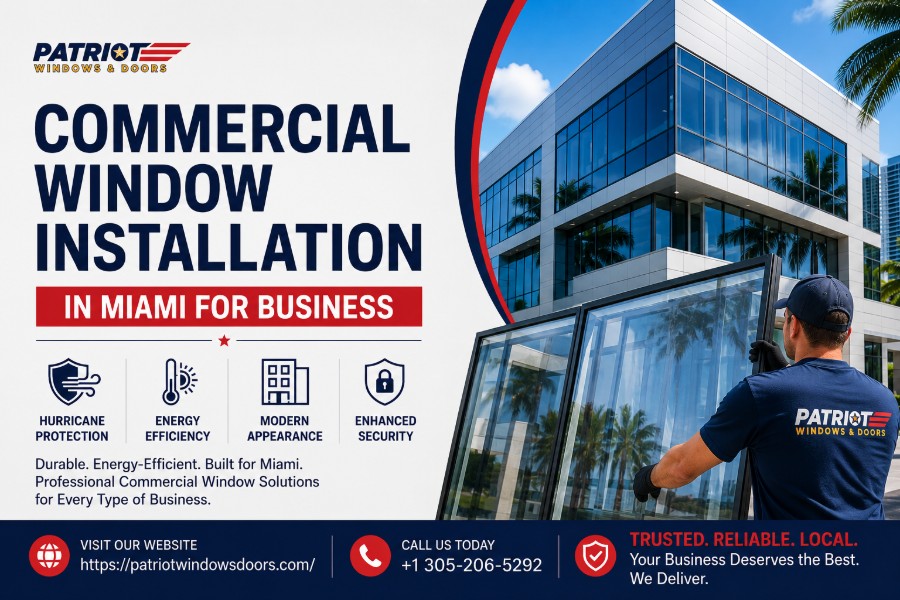 Reliable Commercial Window Installation in Miami for Business