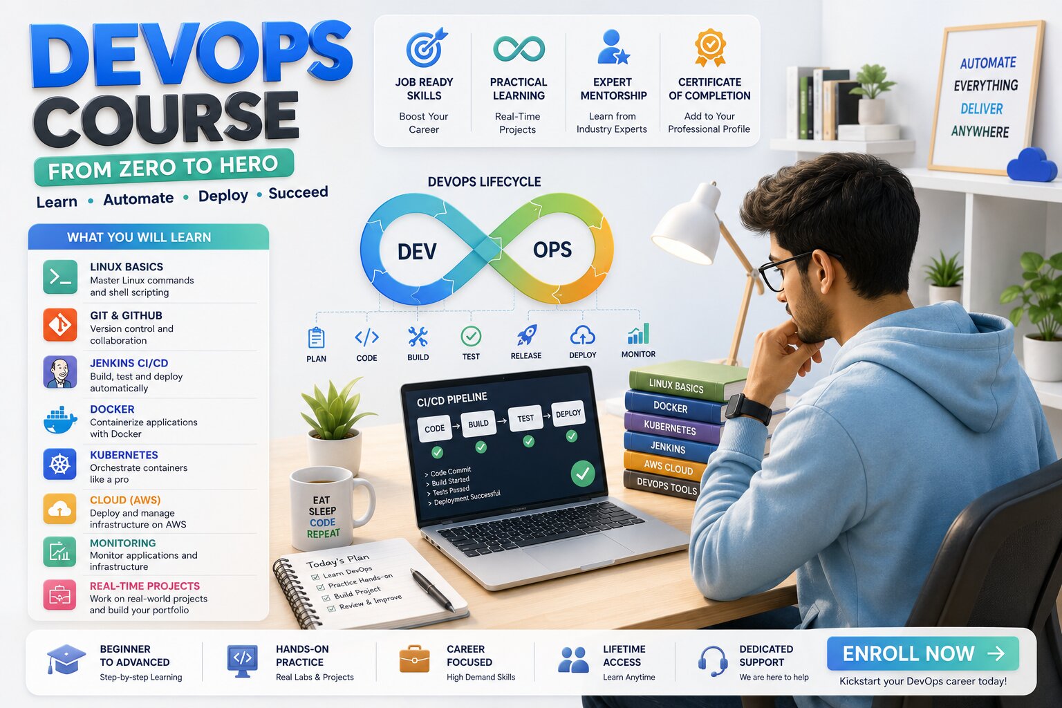 Build Future-Ready DevOps and Automation Skills : DevOps Course in Telugu