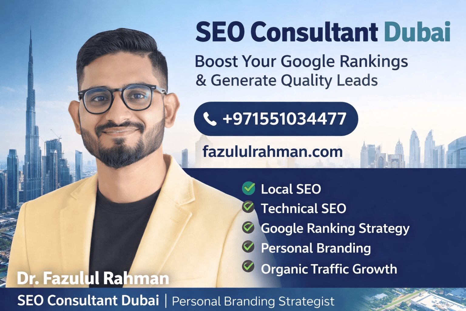 SEO Consultant Dubai – Smart SEO Solutions for Business Growth