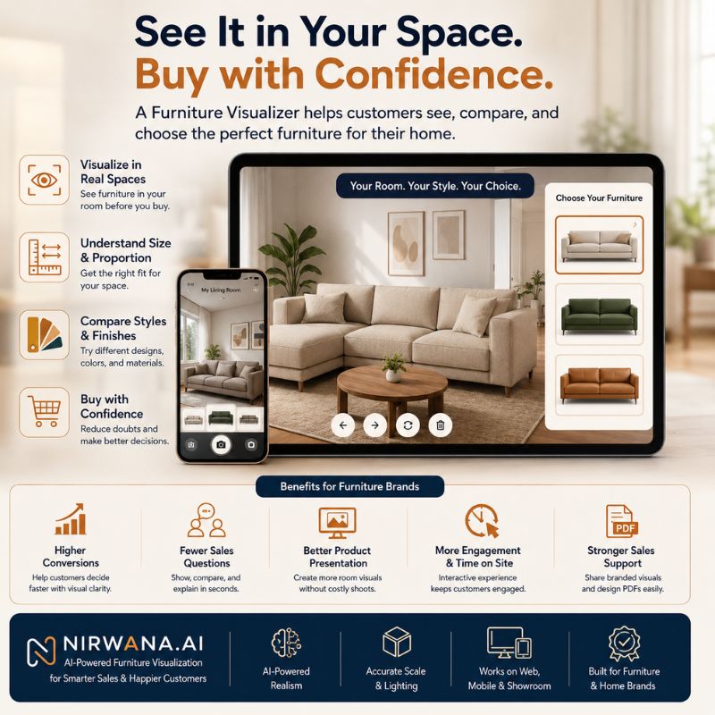 How a Furniture Visualizer Helps Brands Sell Furniture with More Confidence