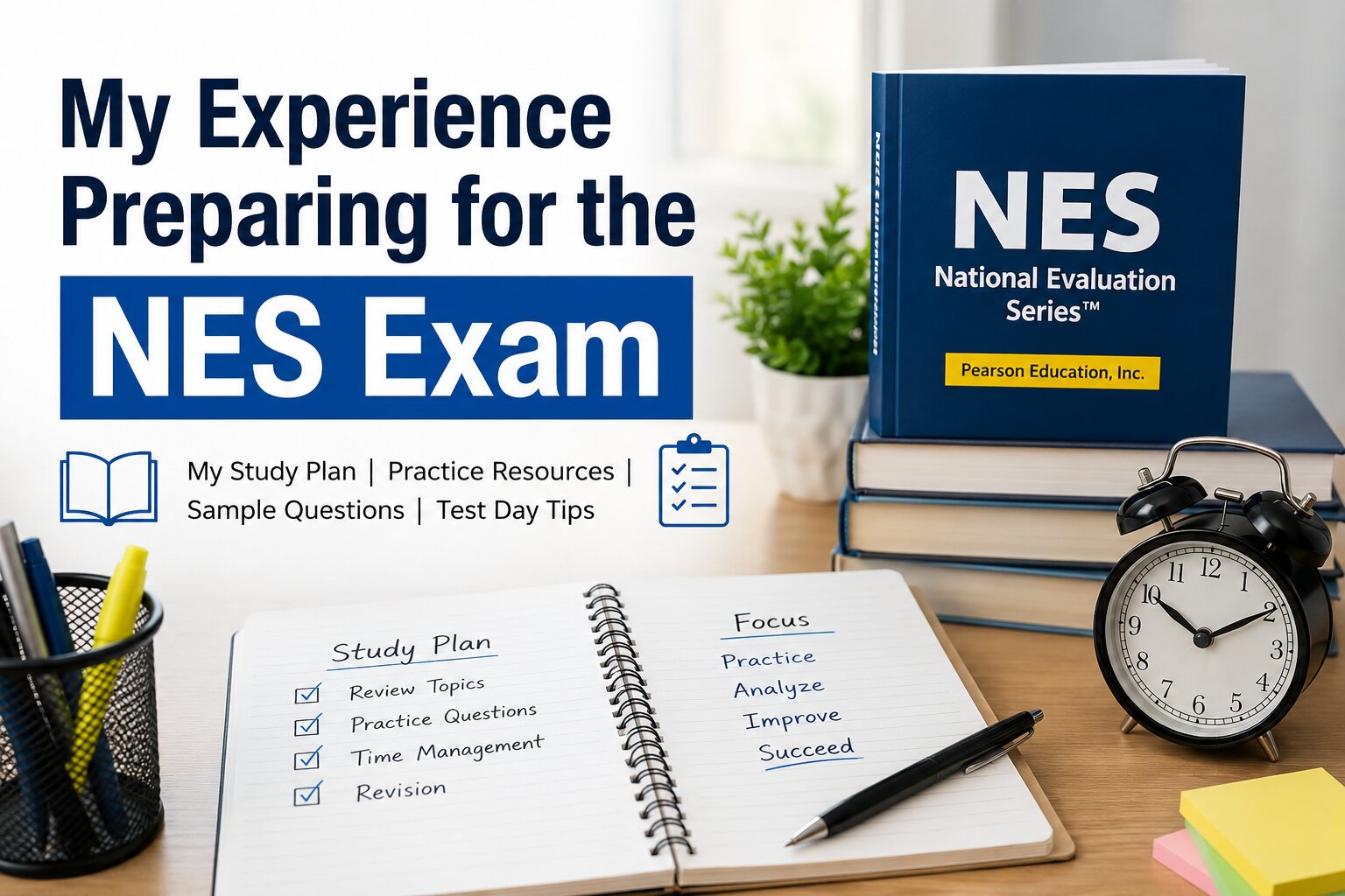 My Experience Preparing for the National Evaluation Series (NES) Exam