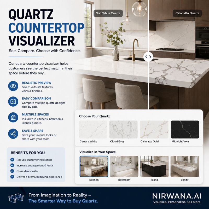 Quartz Countertop Visualizer: The Smarter Way to Choose the Perfect Countertop