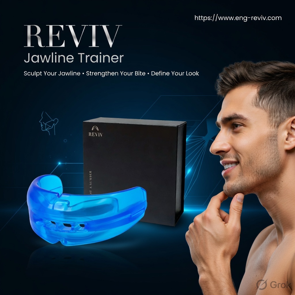 Best Reviv jawline trainer for jaw exercise | order today|.