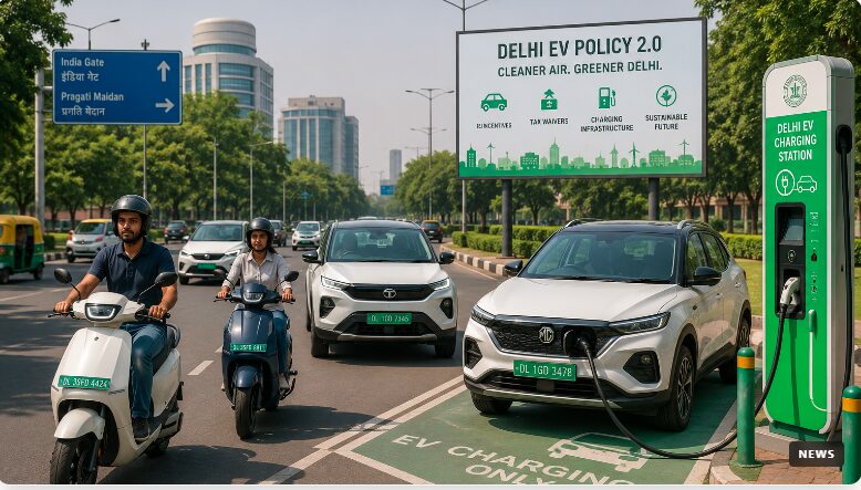 Delhi Draft EV Policy 2.0 Explained: Incentives, Tax Waivers And Buyer Impact