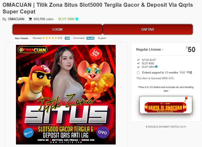Situs Slot Omacuan dengan Fitur Slot Deposit5000 Praktis 
