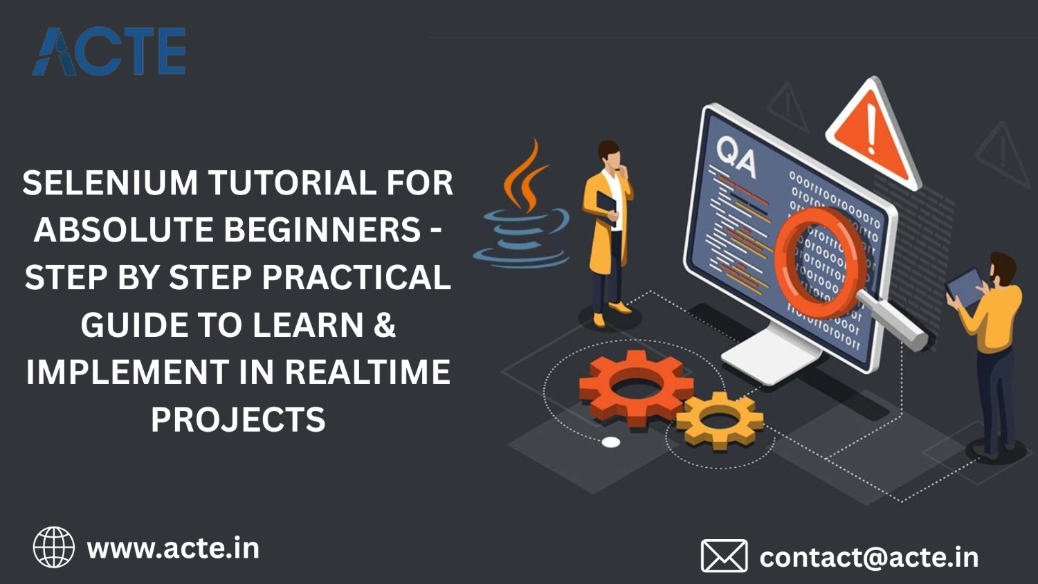 Ultimate Selenium Tutorial with Real-Time Implementation Examples