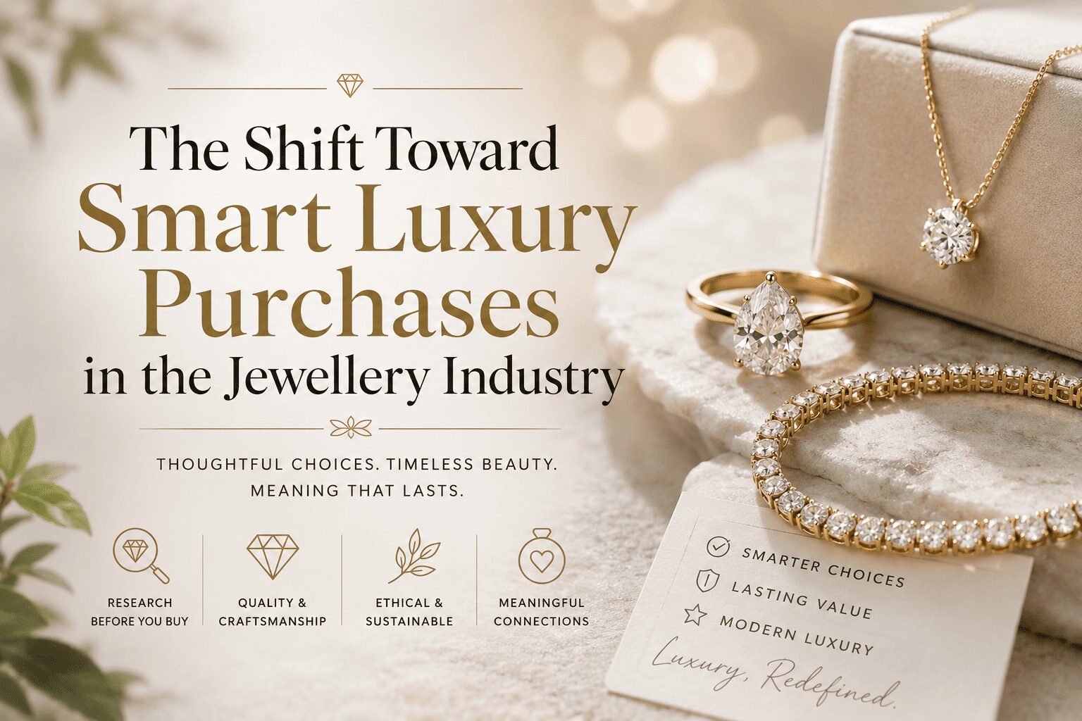 The Shift Toward Smart Luxury Purchases in the Jewellery Industry