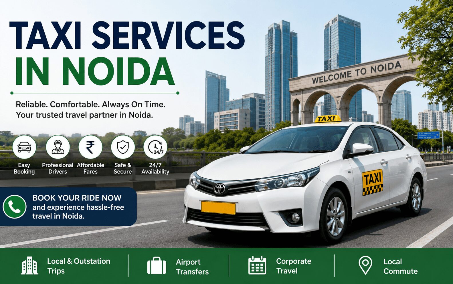 How Taxi Services in Noida Offer More Convenience Than Personal Cars