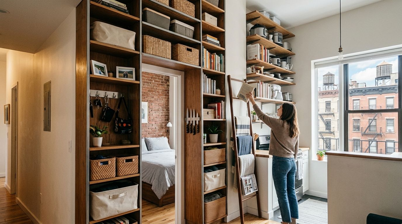Vertical Storage Ideas: Smart Solutions for Small NYC Apartments