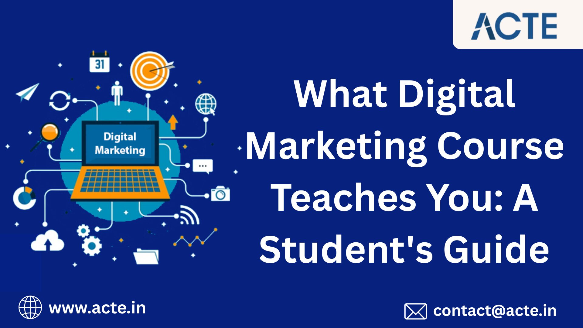 Student Handbook: What a Digital Marketing Course Teaches