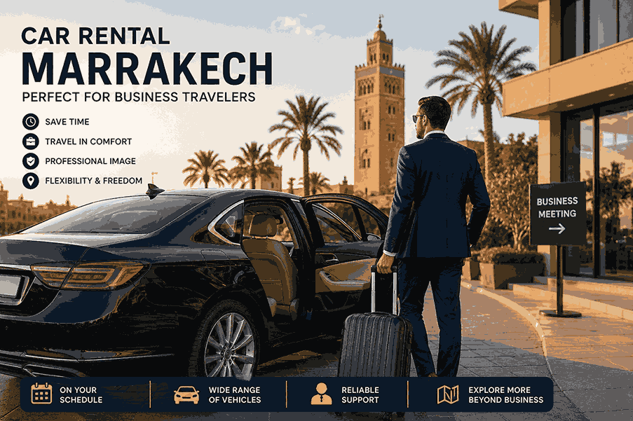 Why Car Rental Service in Marrakech Is Perfect for Business Travelers