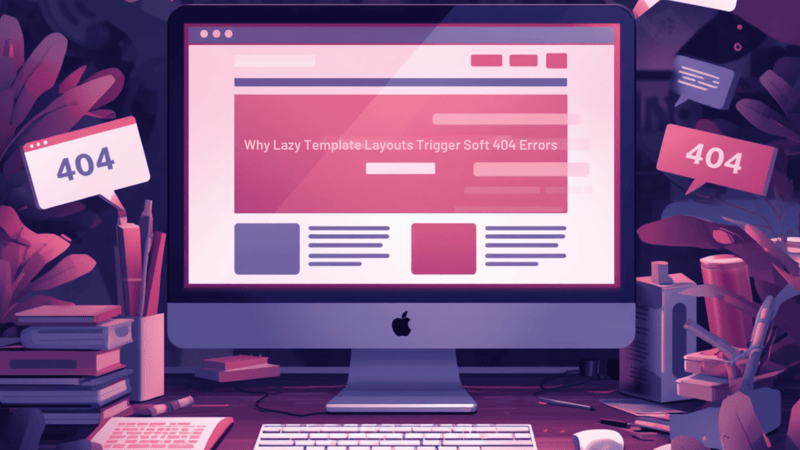 Why Lazy Template Layouts Trigger Soft 404 Errors