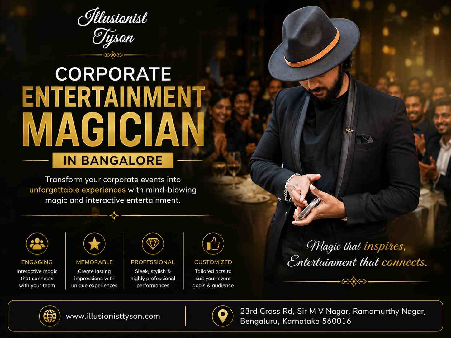 Why Hiring a Corporate Entertainment Magician in Bangalore Makes Every Event Memorable