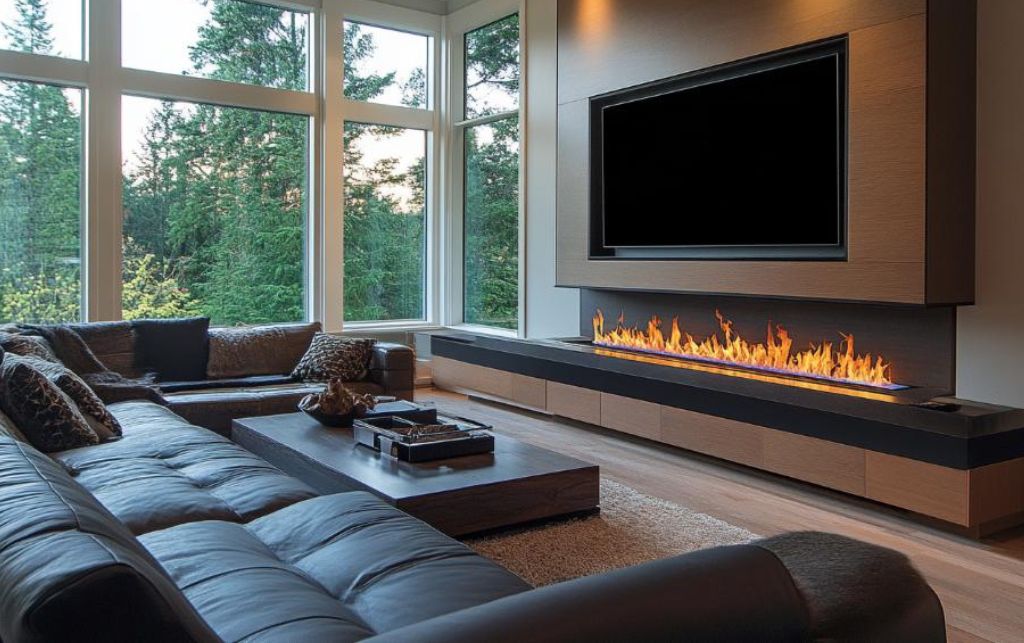 My Cozy Corner Makeover with Fireplace TV Stand Décor Ideas