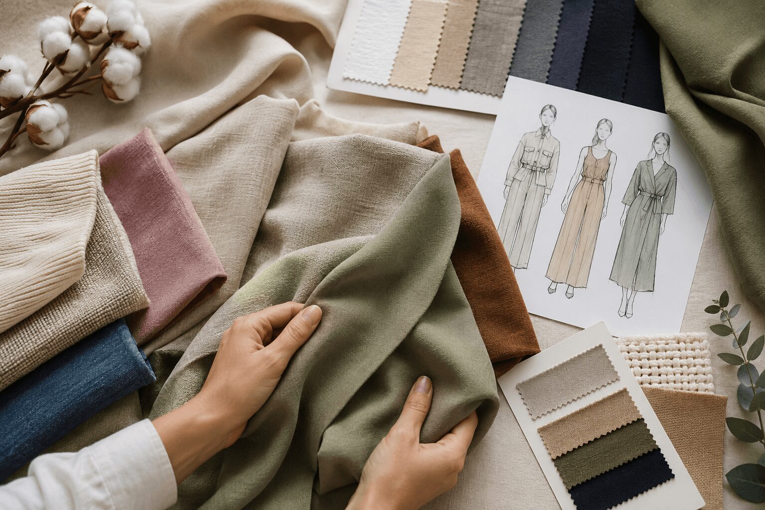How to Choose the Right Fabric for Your Fashion Brand (Beginner’s Guide)
