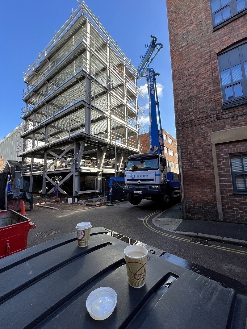 Concrete Boom Pump in Birmingham for Concrete Placement at Hard-to-Reach Areas