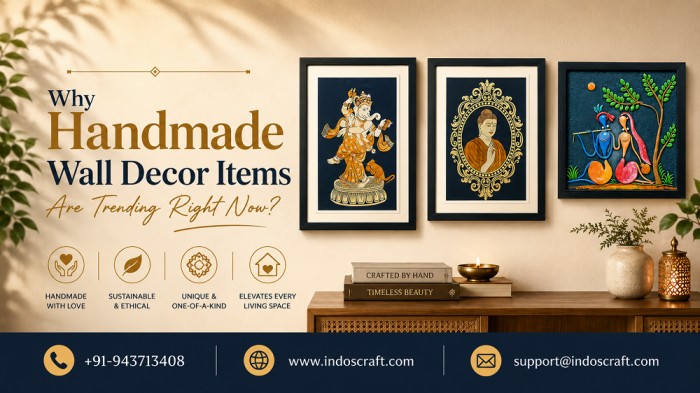 Why Handmade Wall Decor Items Are Trending Right Now?