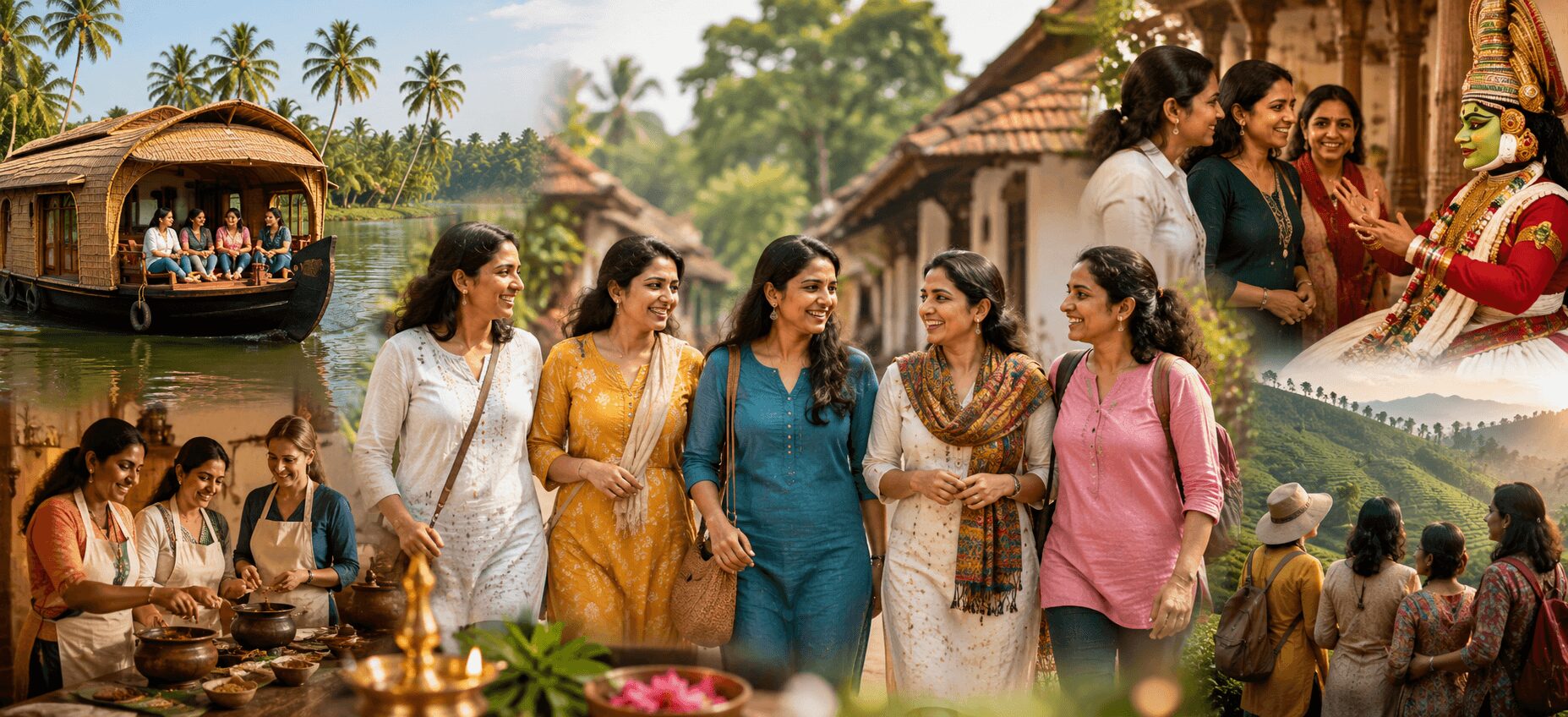 Cultural Experience Trips in Ladies Only Tour Packages From Kerala for Women Groups