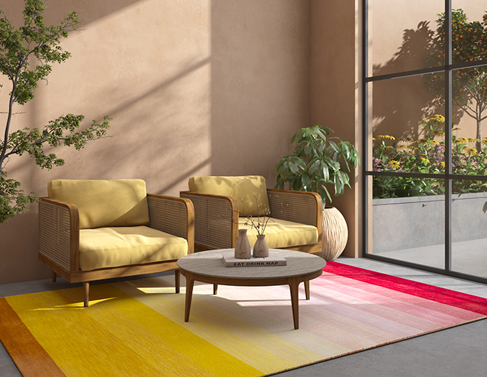 Bright Interior Ideas With Stylish Rugs for Modern Homes