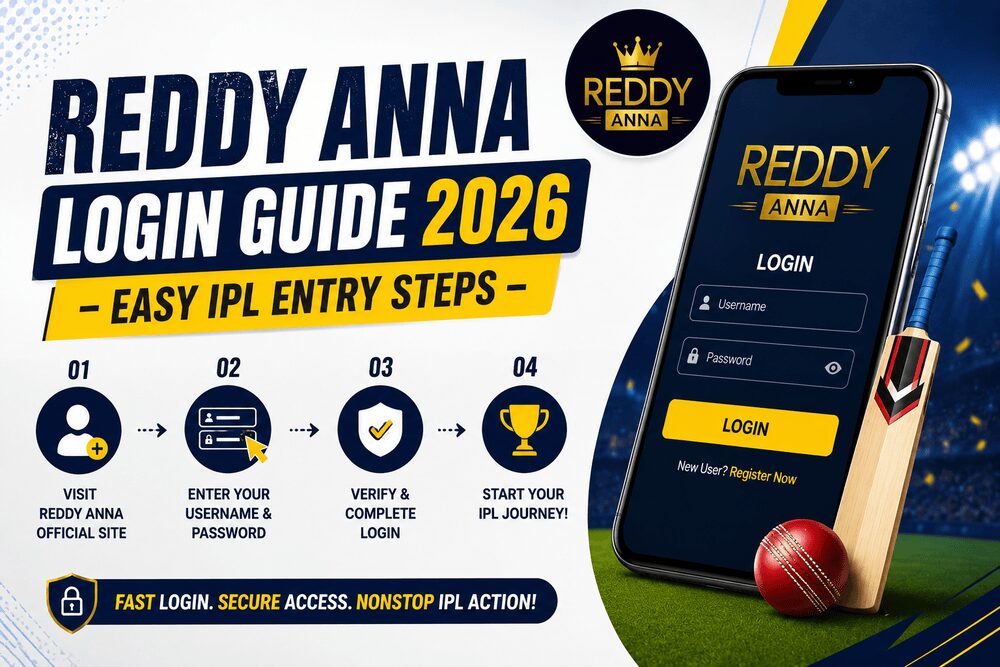 Reddy Anna Login Guide 2026 – Easy IPL Entry Steps