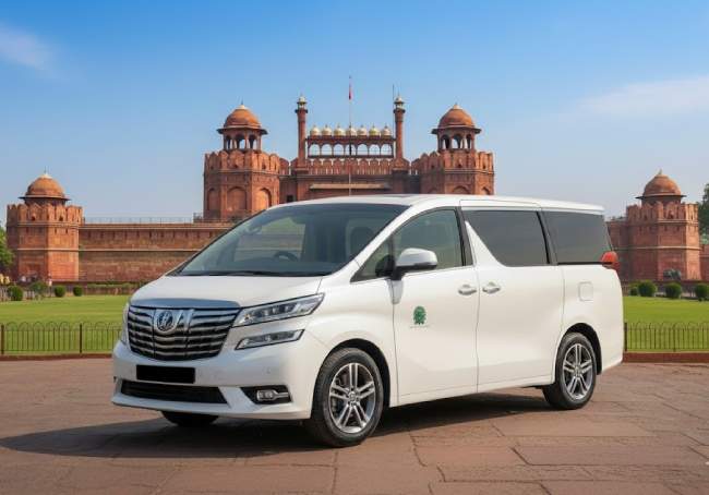 Experience Premium Group Travel with Toyota Vellfire Rentals in Jaipur