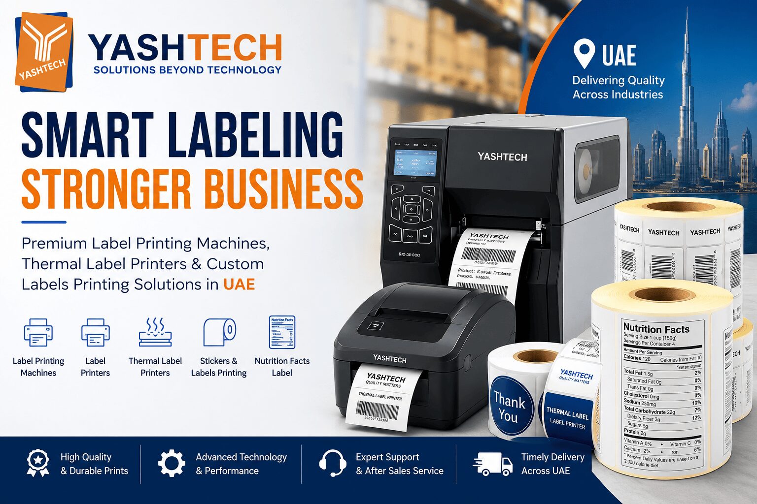 Complete Guide to Label Printing Machines & Label Solutions in UAE
