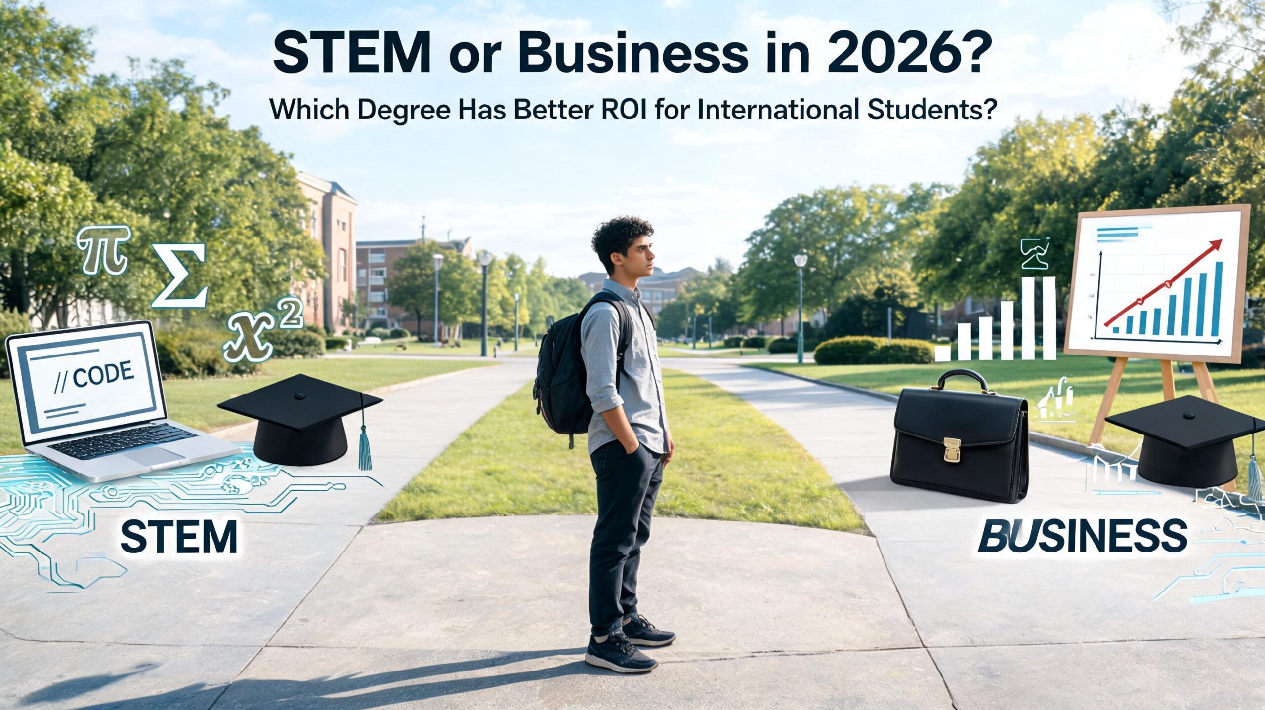 STEM vs Business Degree ROI in the USA for International Students