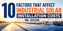 10 Factors That Affect Industrial Solar Installation Costs in 2026