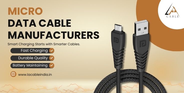 Leading USB Data Cable Manufacturers in India for Fast Charging and Reliable Connectivity