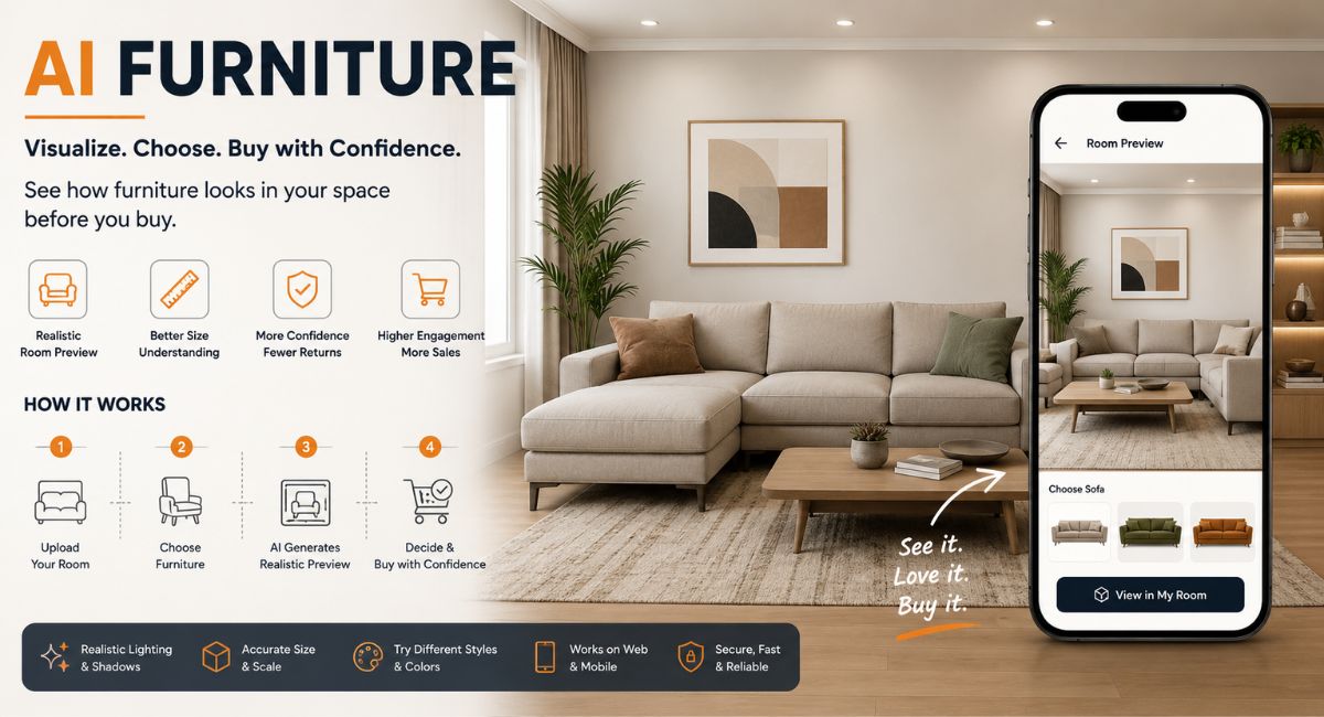 AI Furniture: The Smarter Way to Visualize, Choose, and Sell Furniture Online