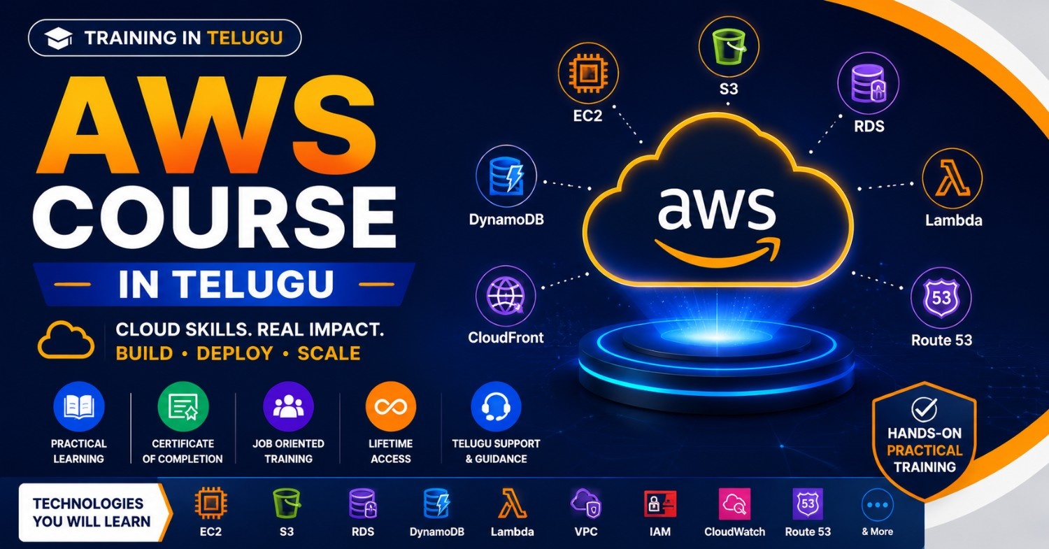 AWS Course in Telugu for High Paying IT Careers