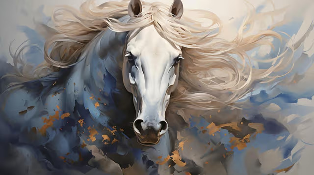 Running Horse Painting- Canvas Groove (Home Decor and Customized Printing Industry)