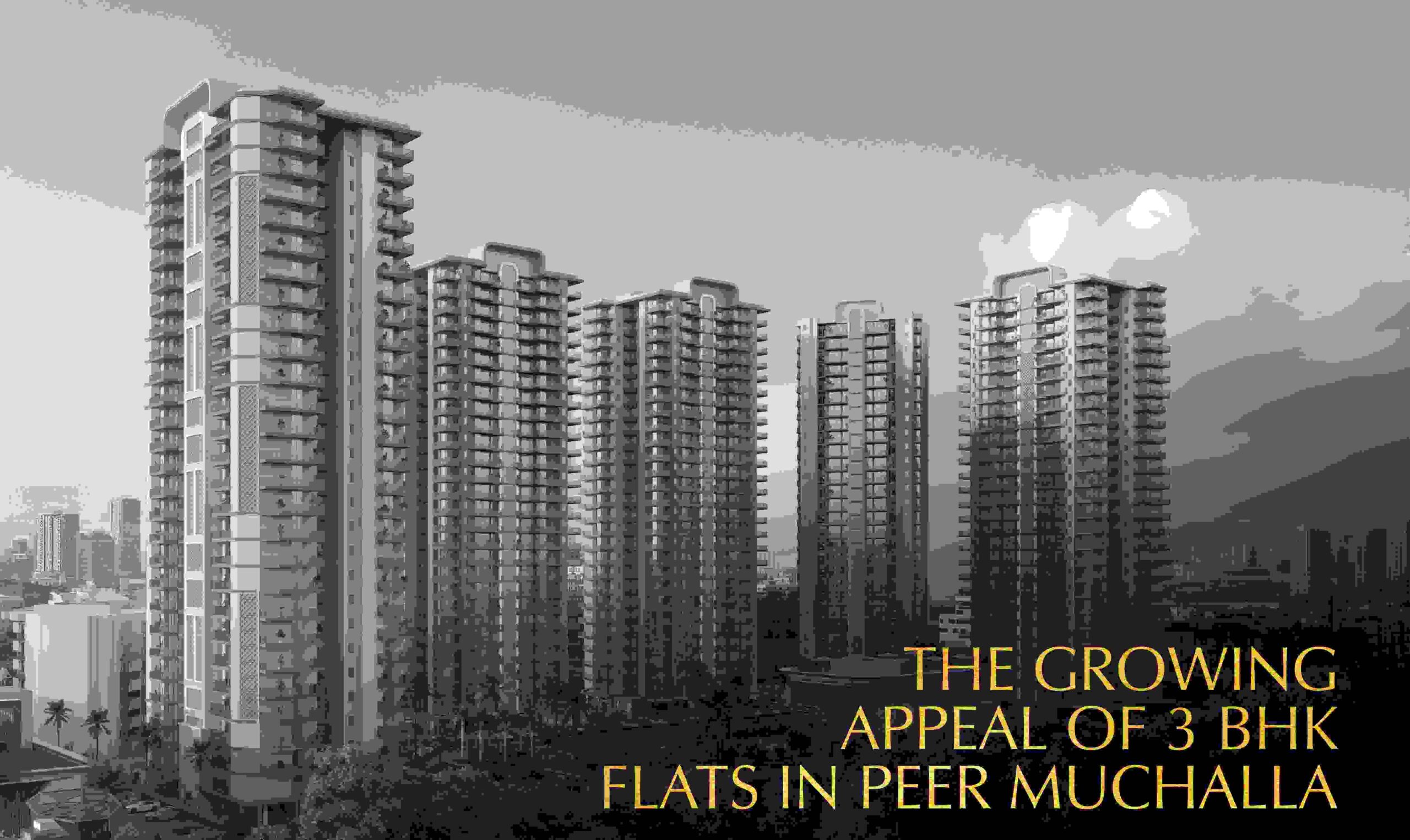 The Growing Appeal of 3 BHK Flats in Peer Muchalla