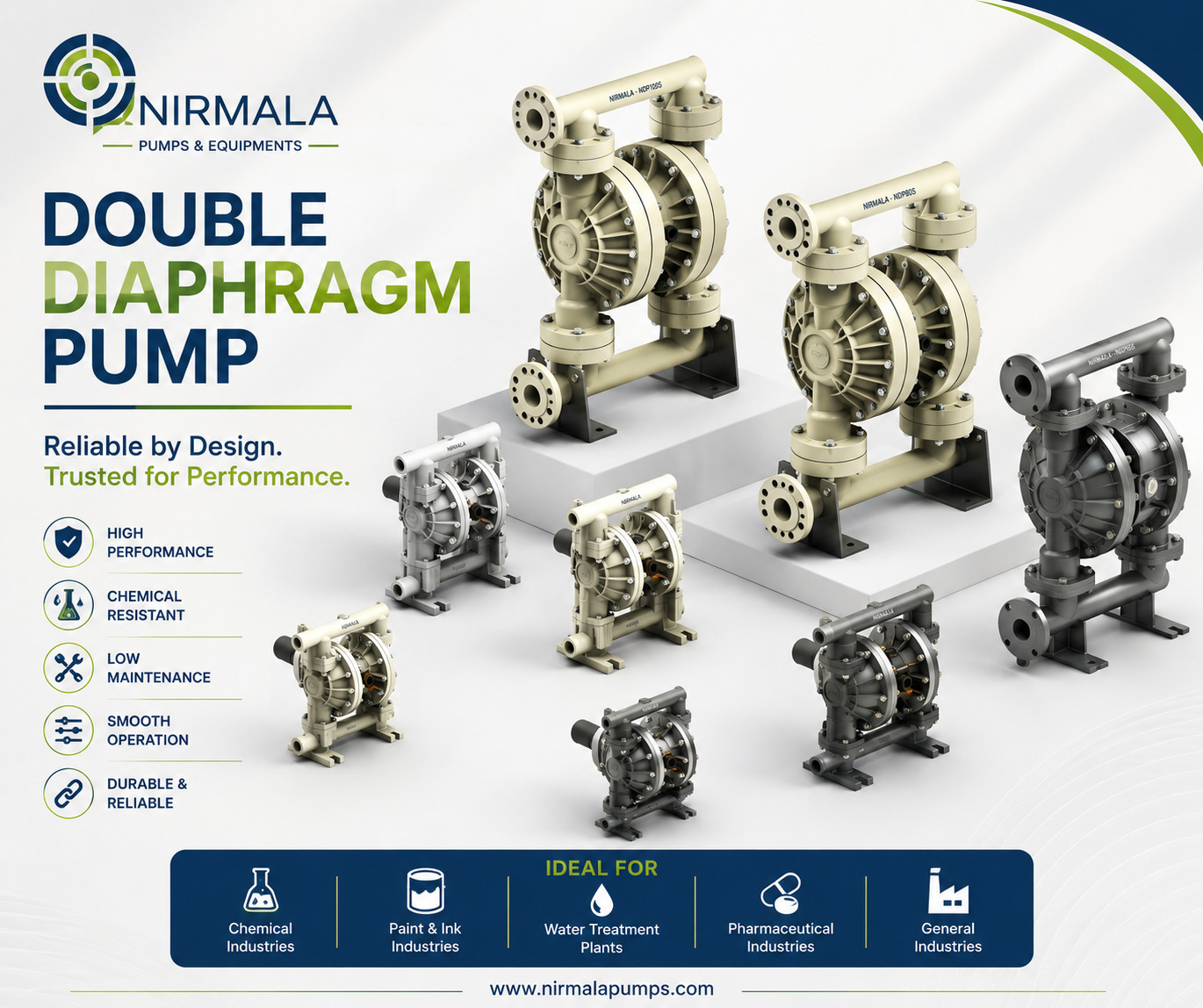 Chemical Handling Made Safer with a Double Diaphragm Pump