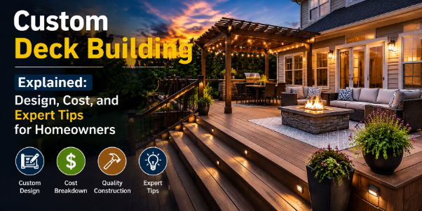 Custom Deck Building Explained: Design, Cost, and Expert Tips for Homeowners