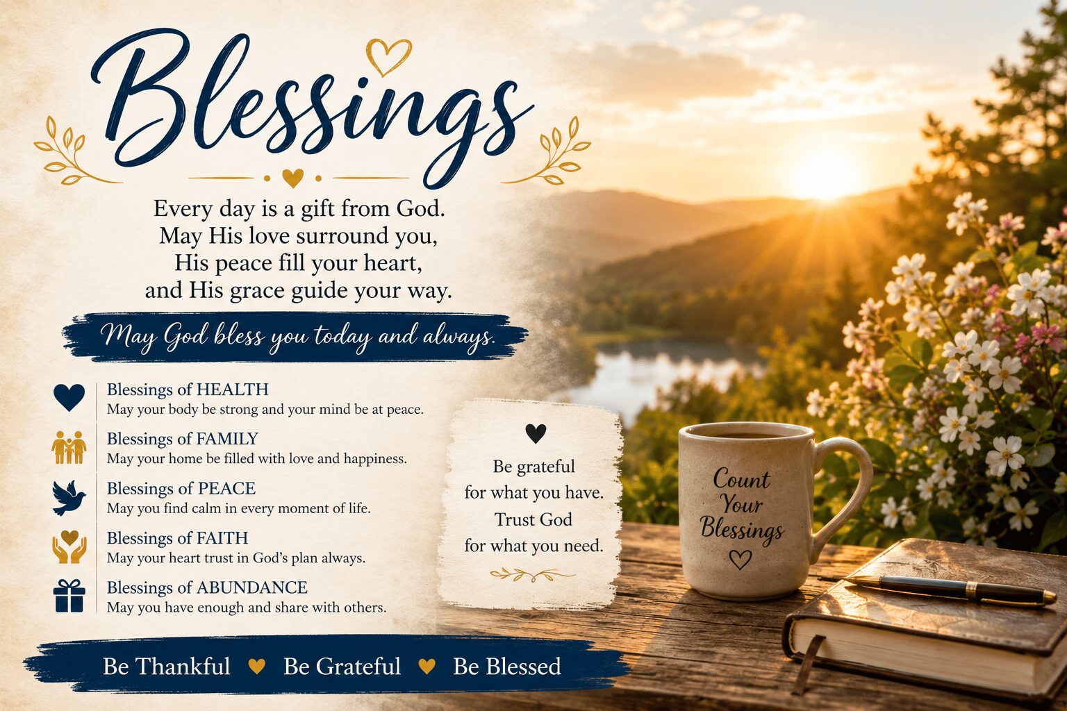 Blessings for Every Day: Finding Hope, Peace, and Gratitude in Life