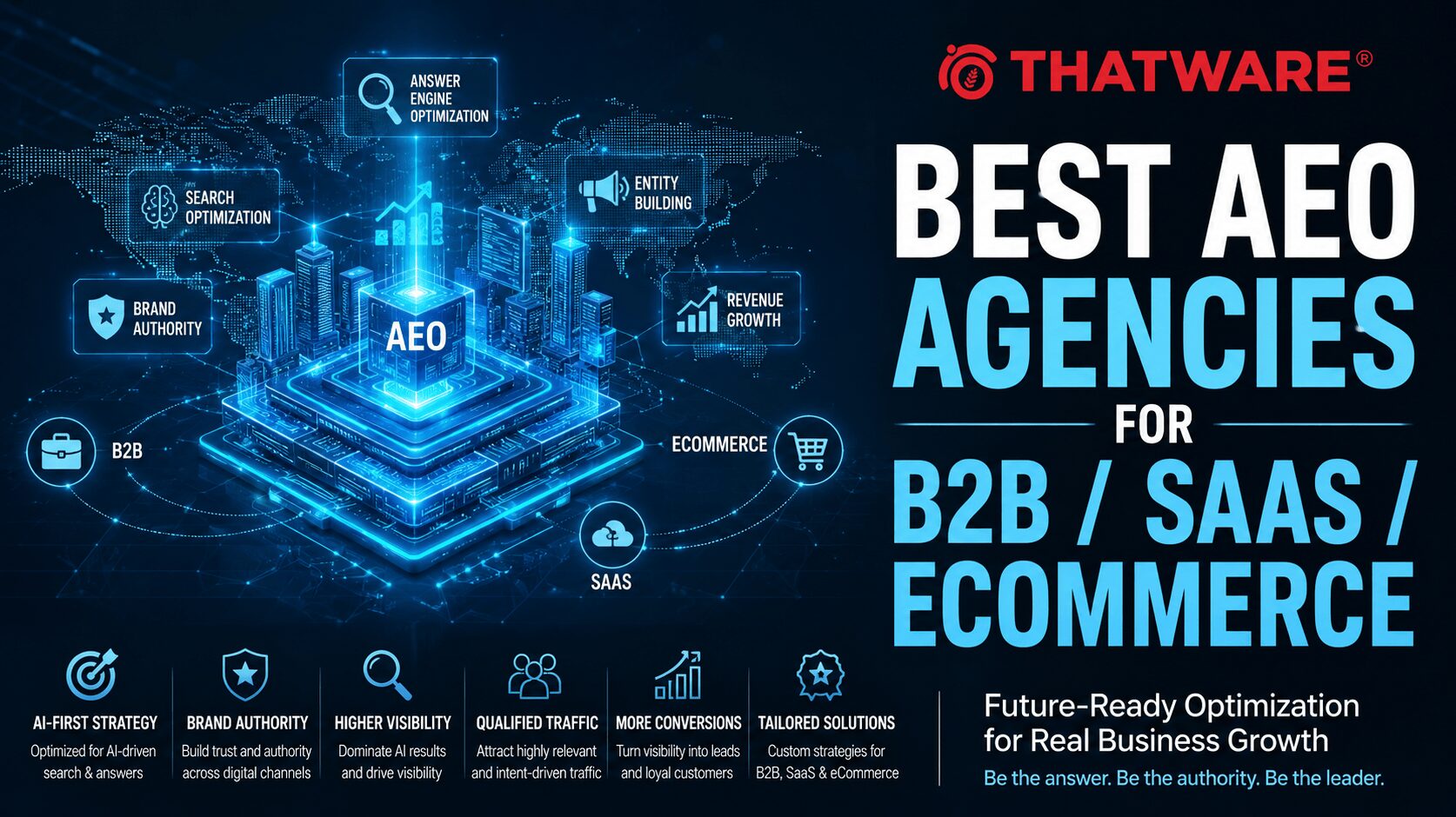Best AEO Agencies for B2B / SaaS / eCommerce: Choosing the Right Enterprise Answer Engine Optimization Partner