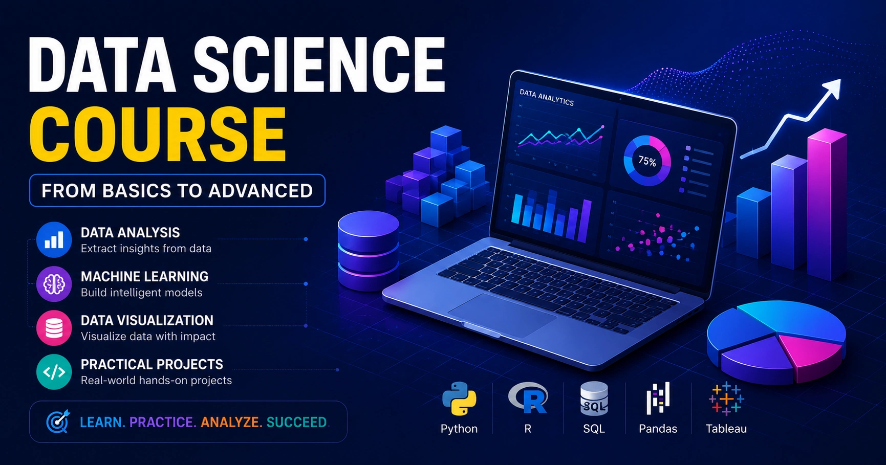Learn Data Visualization with Data Science Course in Telugu