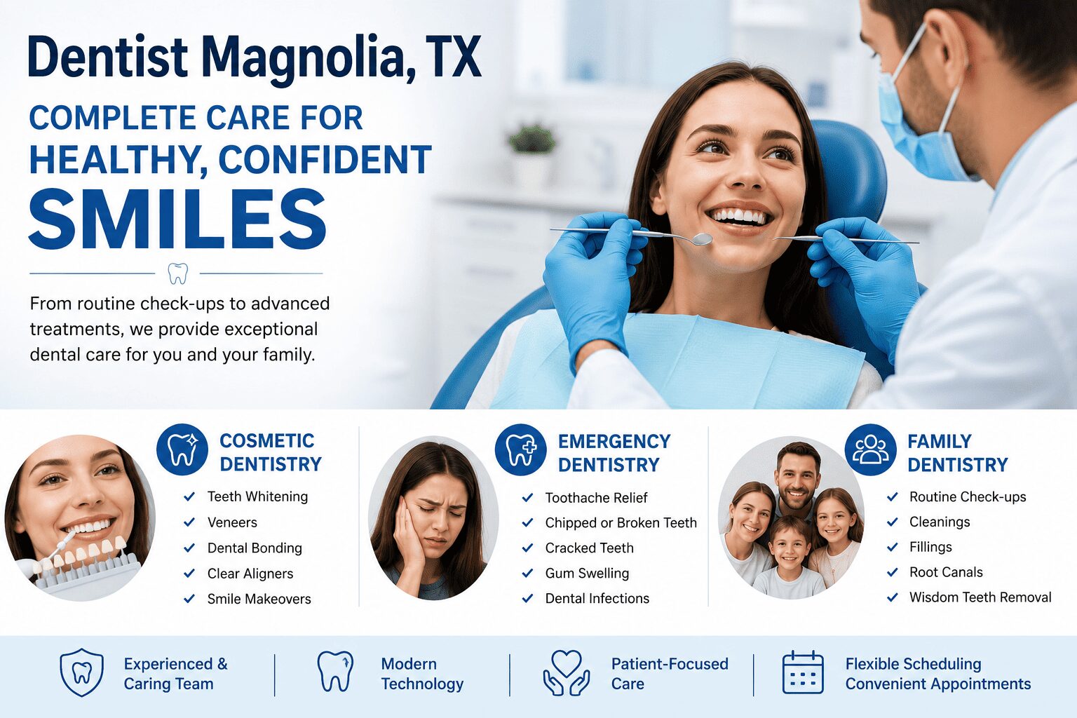 Dentist Magnolia, TX – Complete Care for Healthy, Confident Smiles