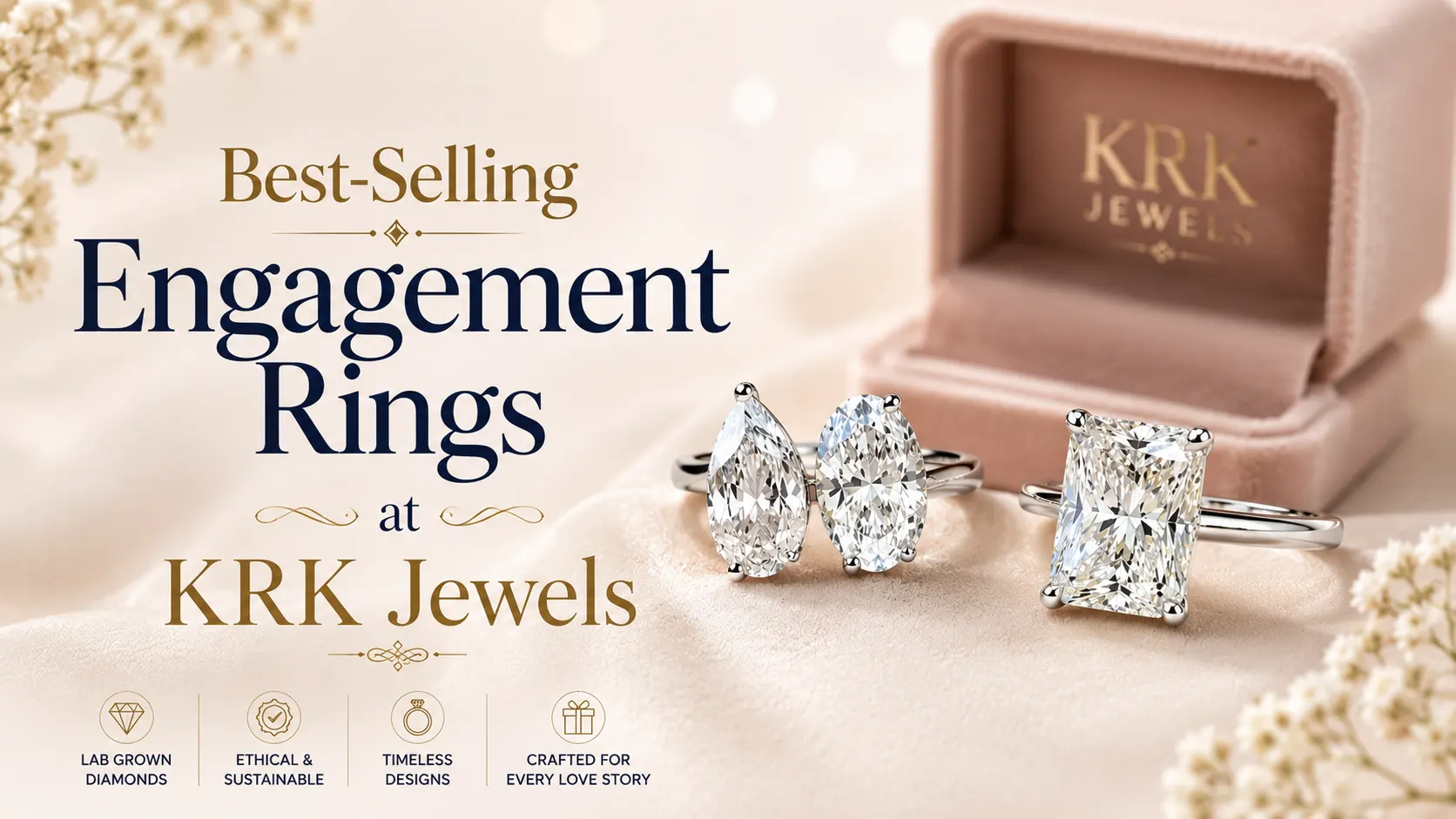 Explore Best-Selling Engagement Rings at KRK Jewels