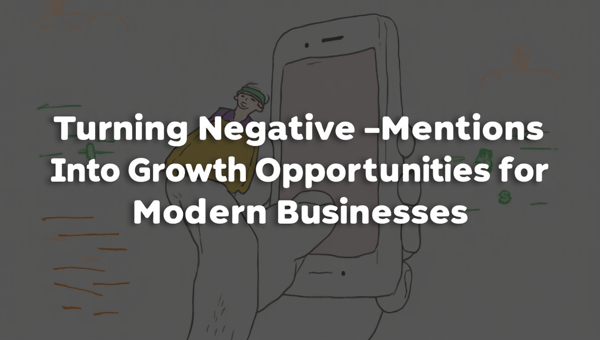 Turning Negative Mentions into Growth Opportunities for Modern Businesses