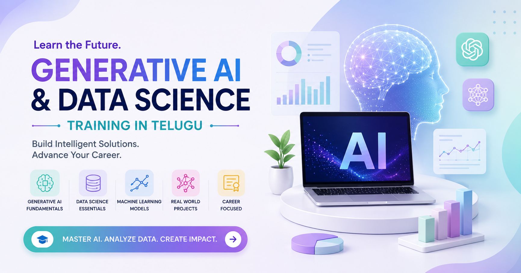 Learn Machine Learning with Generative AI Data Science Course in Telugu