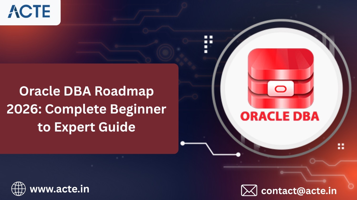 Oracle DBA Roadmap 2026: Essential Skills Every Database Administrator Needs