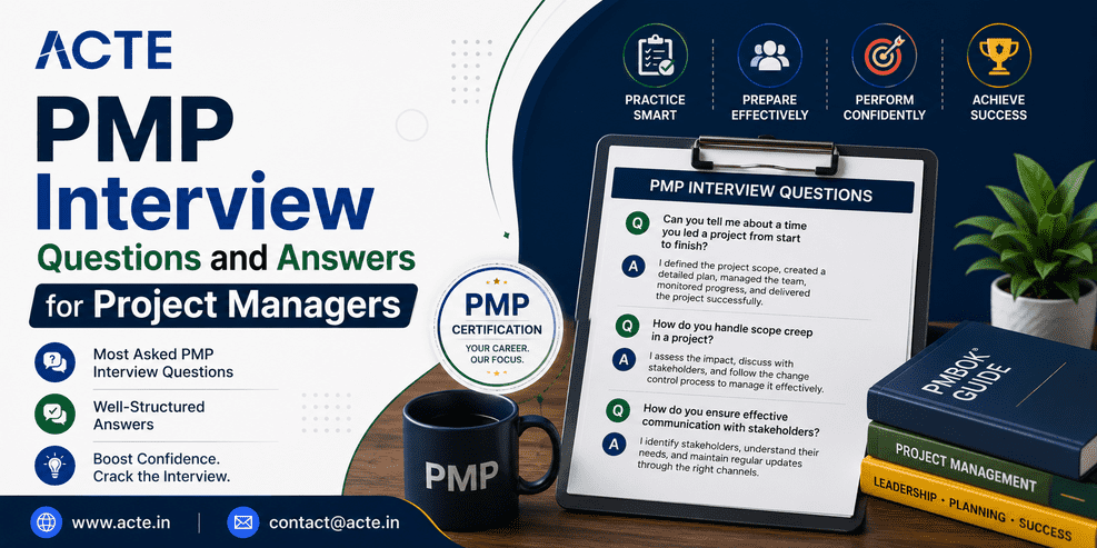 Important PMP Interview Questions and Answers for Experienced Professionals