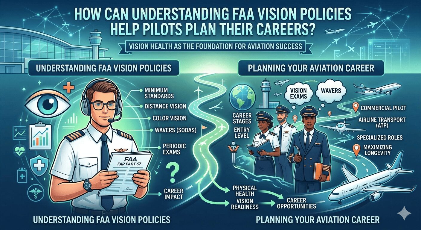 How Can Understanding FAA Vision Policies Help Pilots Plan Their Careers?