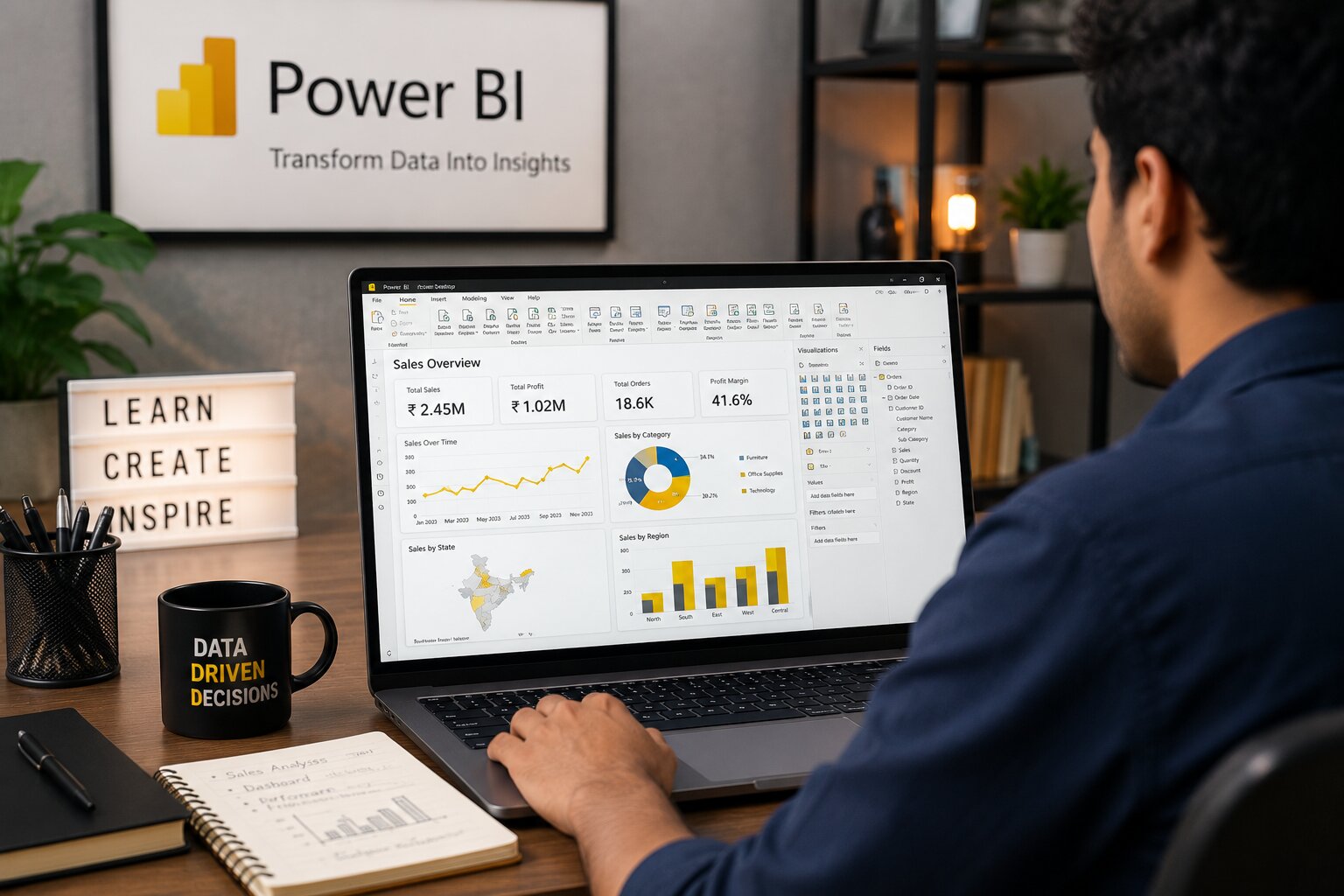 Job-Oriented Power BI Training Program : Power BI Course in Telugu