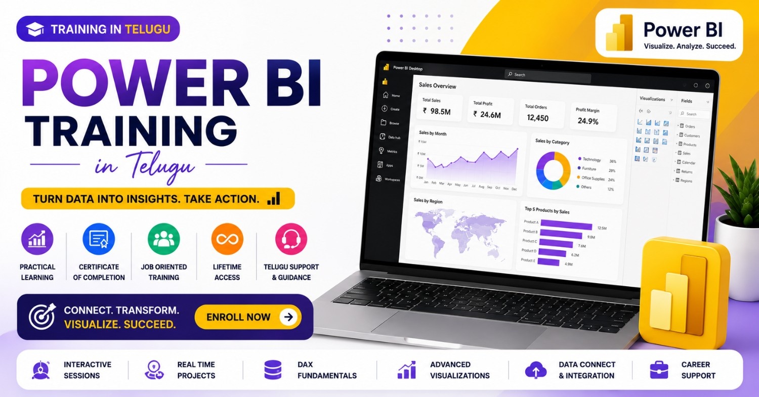 Learn DAX Functions with Power BI Course in Telugu