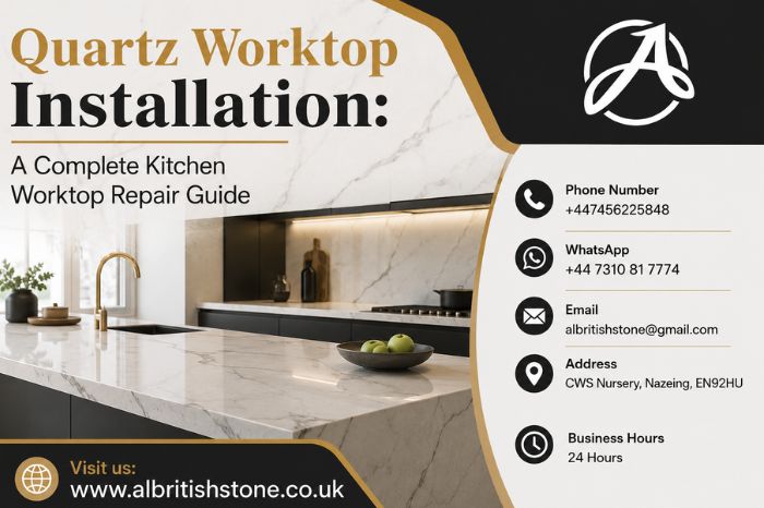 Quartz Worktop Installation: A Complete Kitchen Worktop Repair Guide